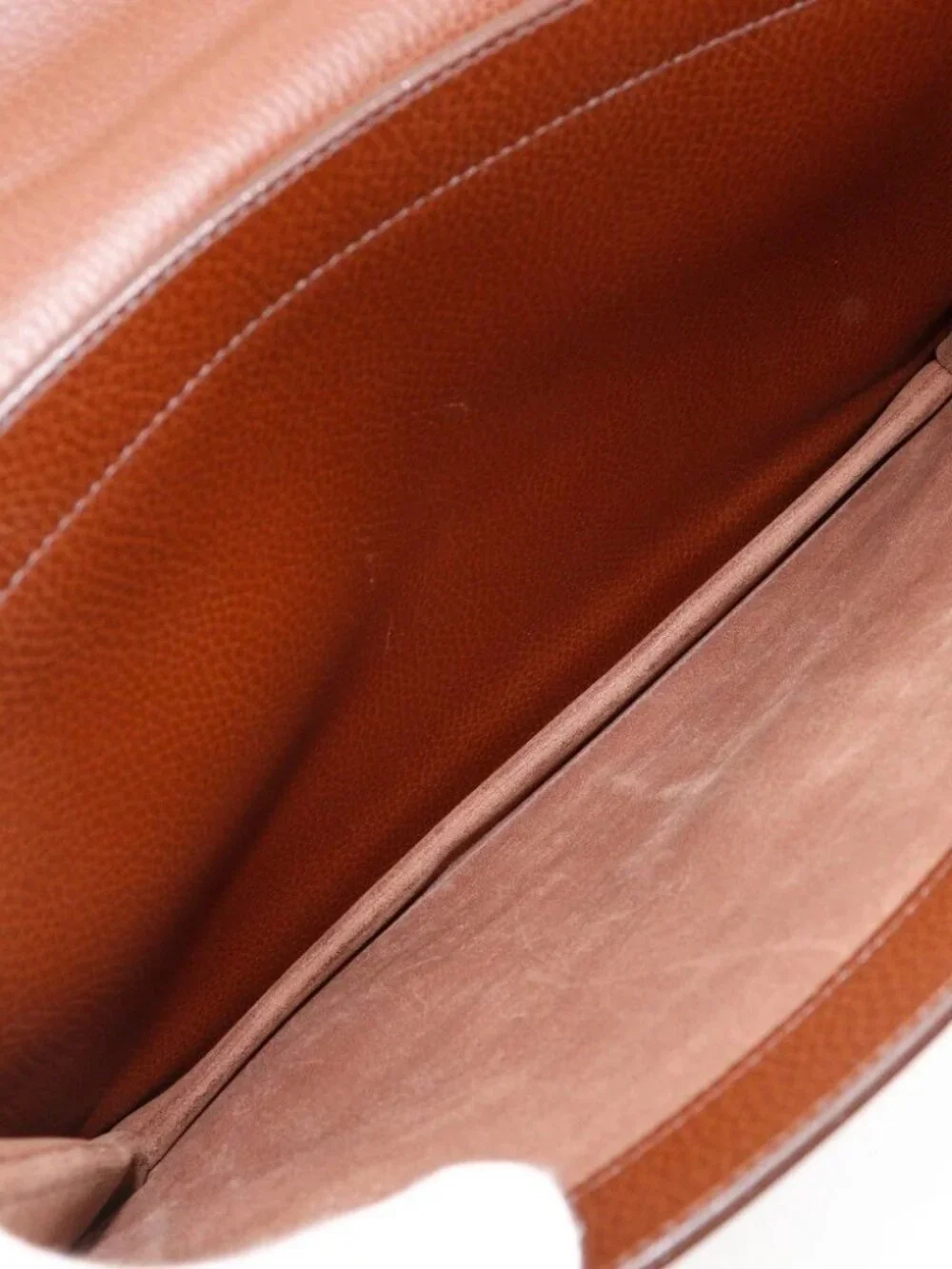 HERMES Sac A Depeche 38 Business bag Brown Fjord mens
